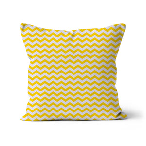 Yellow chevron Cushion
