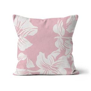 Pastel pink floral Cushion