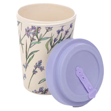 Load image into Gallery viewer, Bamboo  Lavender Fields Screw Top Travel Mug - FurniturefromtheOaks

