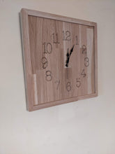 Load image into Gallery viewer, solid oak wall clock - FurniturefromtheOaks
