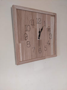 solid oak wall clock - FurniturefromtheOaks