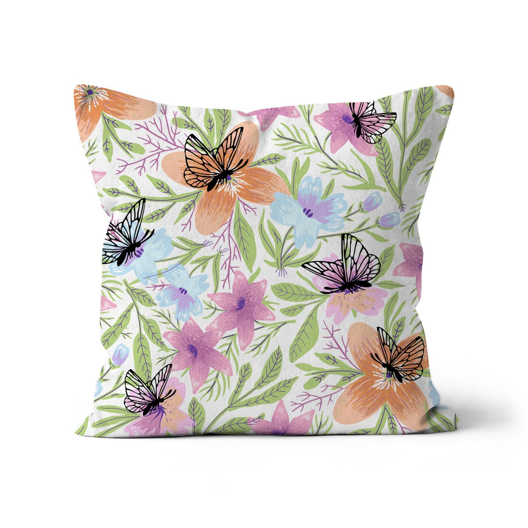 Floral butterfly Cushion