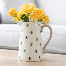 Load image into Gallery viewer, Ceramic bee jug - FurniturefromtheOaks
